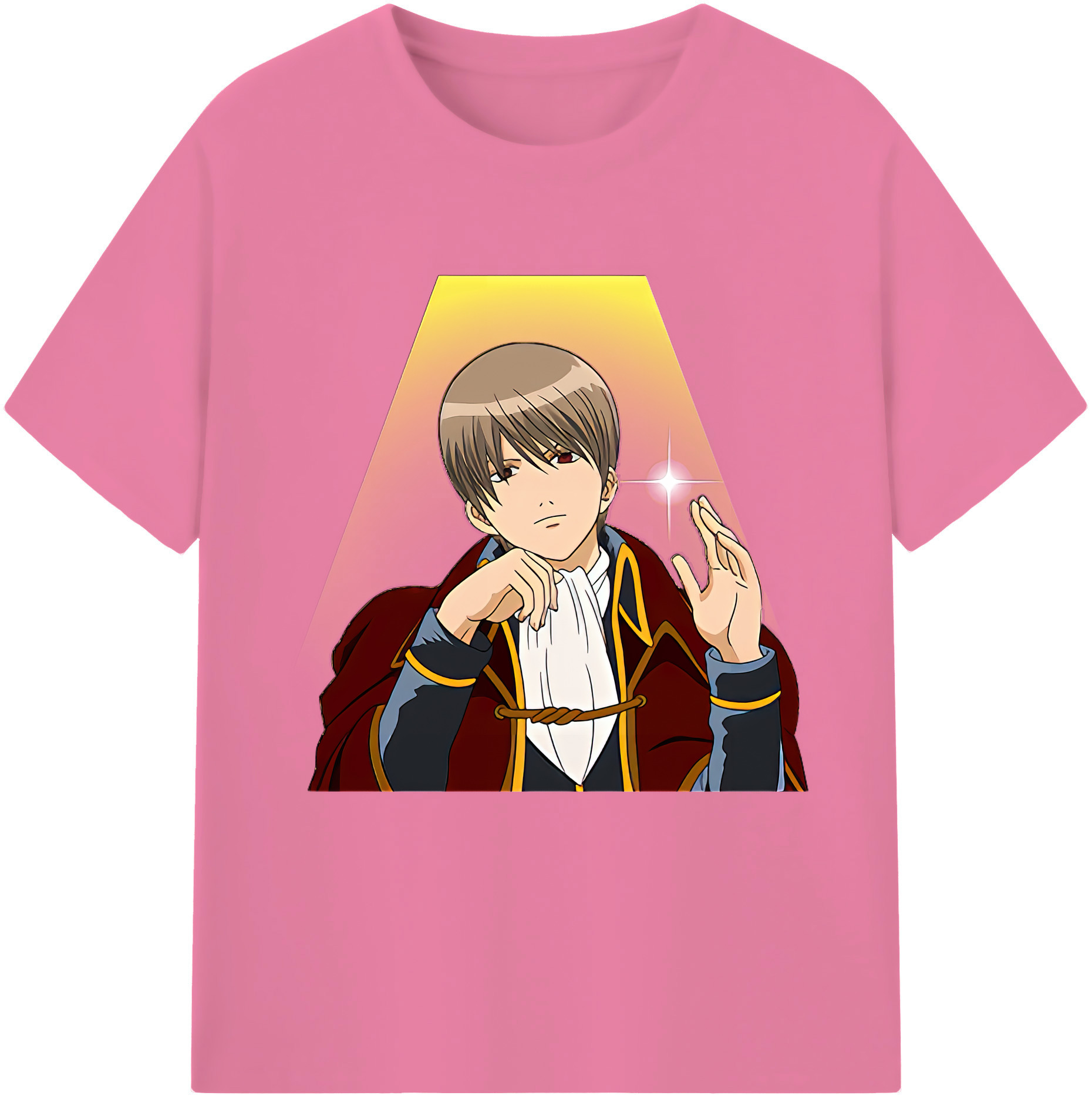 （画像用） ぎんたま 坂田銀時（さかたぎんとき） 神楽 志村新八（しむら しんぱち） GINTAMA Sakata Gintoki Kagura Shimura Shinpachi 綿100％半袖Tシャツ（フロントプリント）